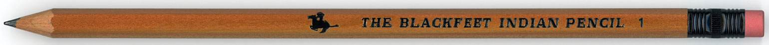 The Blackfeet Indian Pencil 1