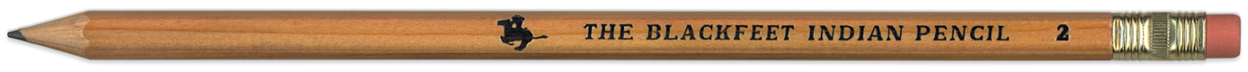 Blackfeet Indian Pencil 2 by Blackfeet Indian Writing Co. | Vintage ...
