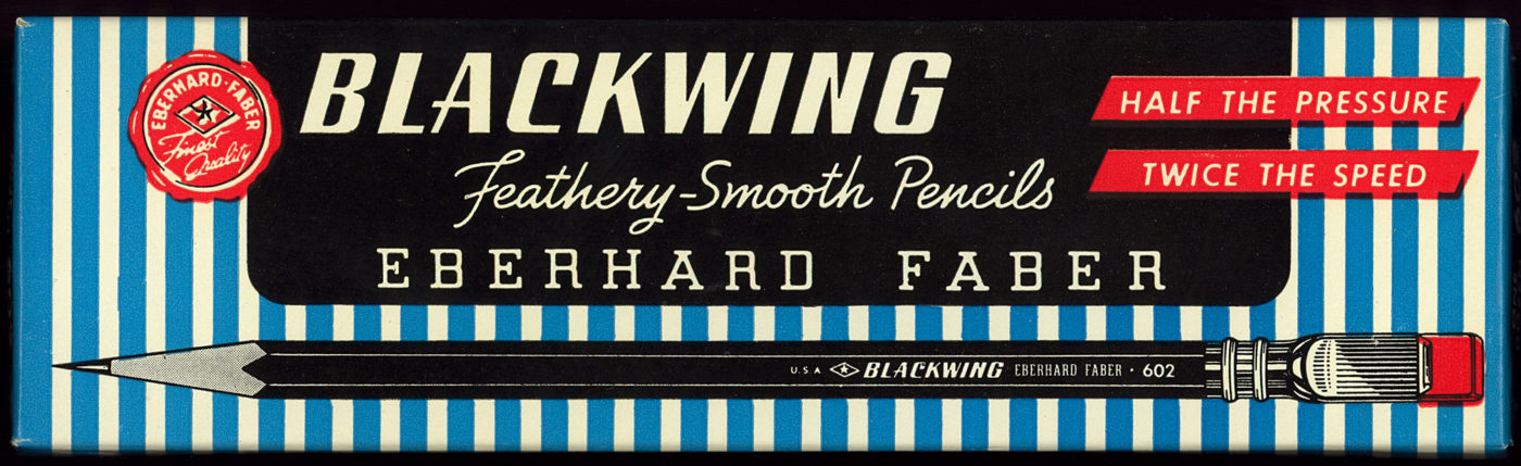 1960s Blackwing Eberhard Faber pencil box