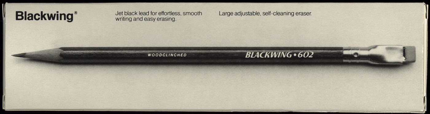 Blackwing 602 pencil box