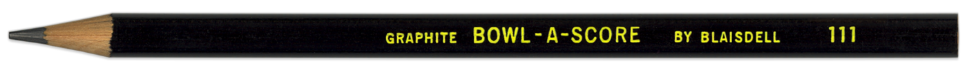 Bowl-a-Score pencil