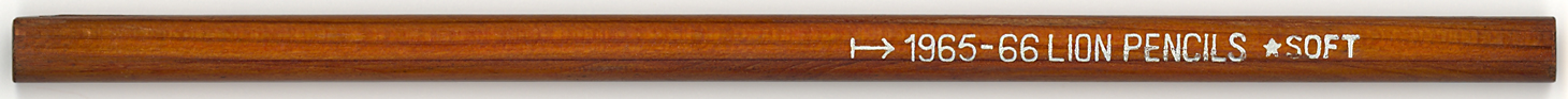 Lions Pencils Soft 1965-66 1