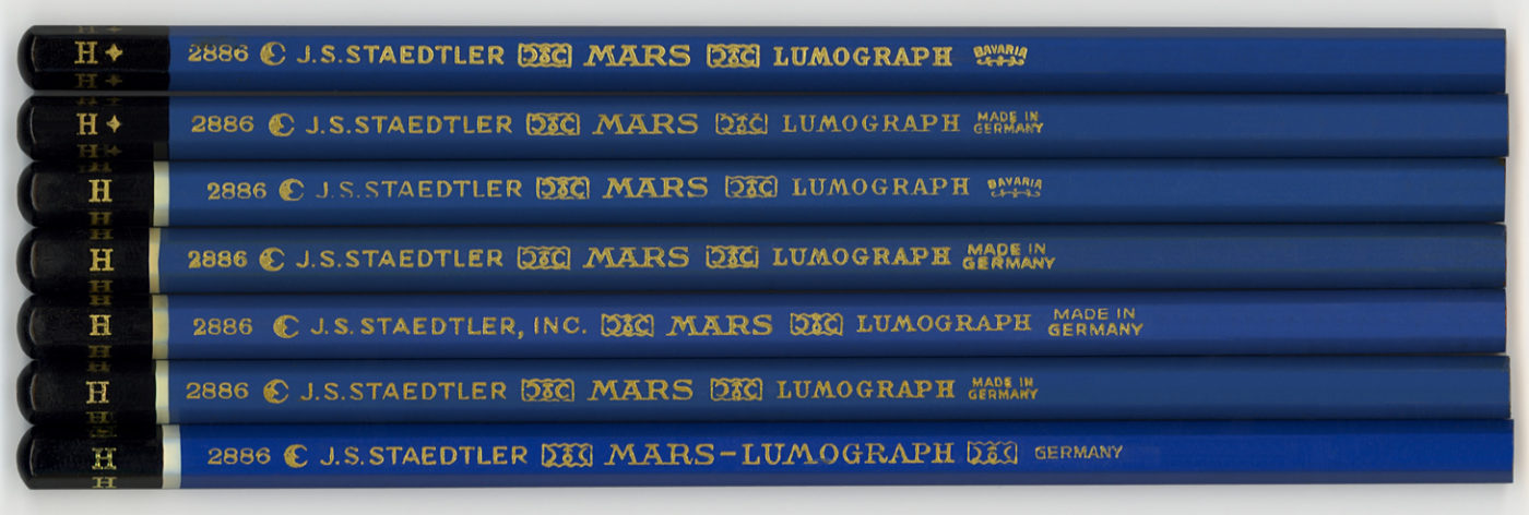 Mars  Lumograph 2886 H