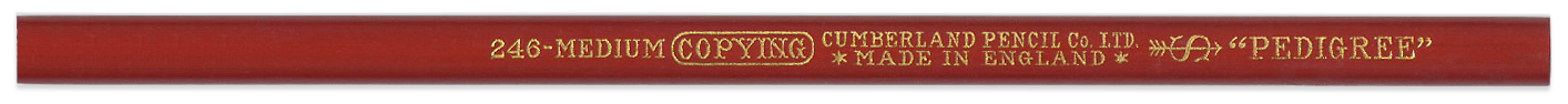 Cumberland Pencil CO. Pedigree 246 vintage copying pencil