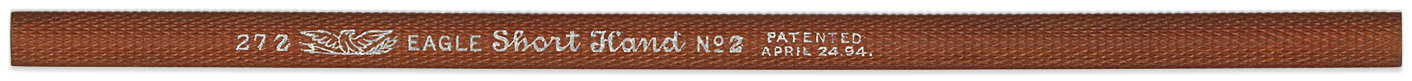 Short Hand 272 No.2 by Eagle Pencil Co. | Brand Name Pencils