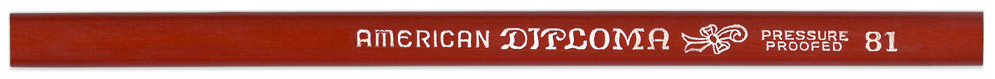 Diploma pencil by American 