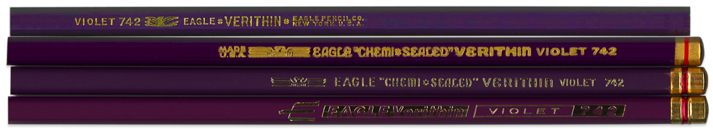 Eagle 742 Verithin Violet Vintage Colored Pencils