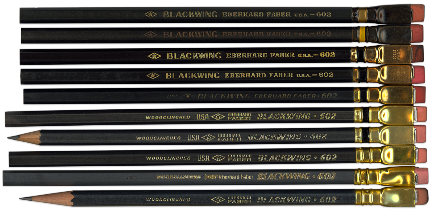 Blackwing 602 vintage pencils