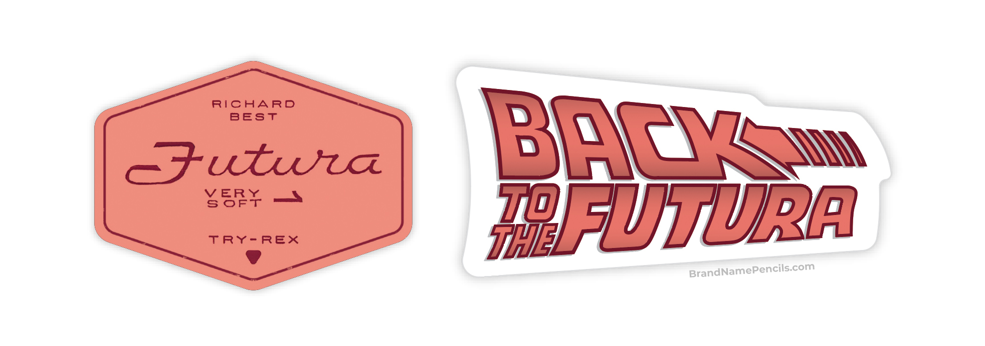 Futura Vintage Pencil Stickers