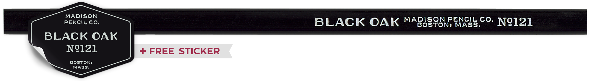 Black Oak Vintage Pencil