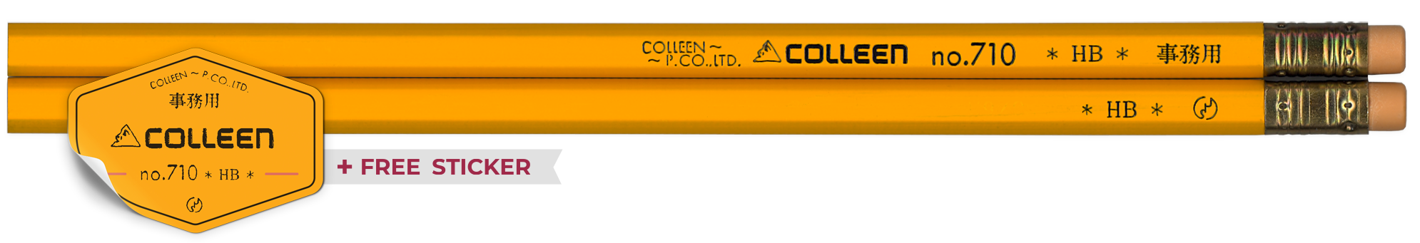 Colleen pencil with sticker