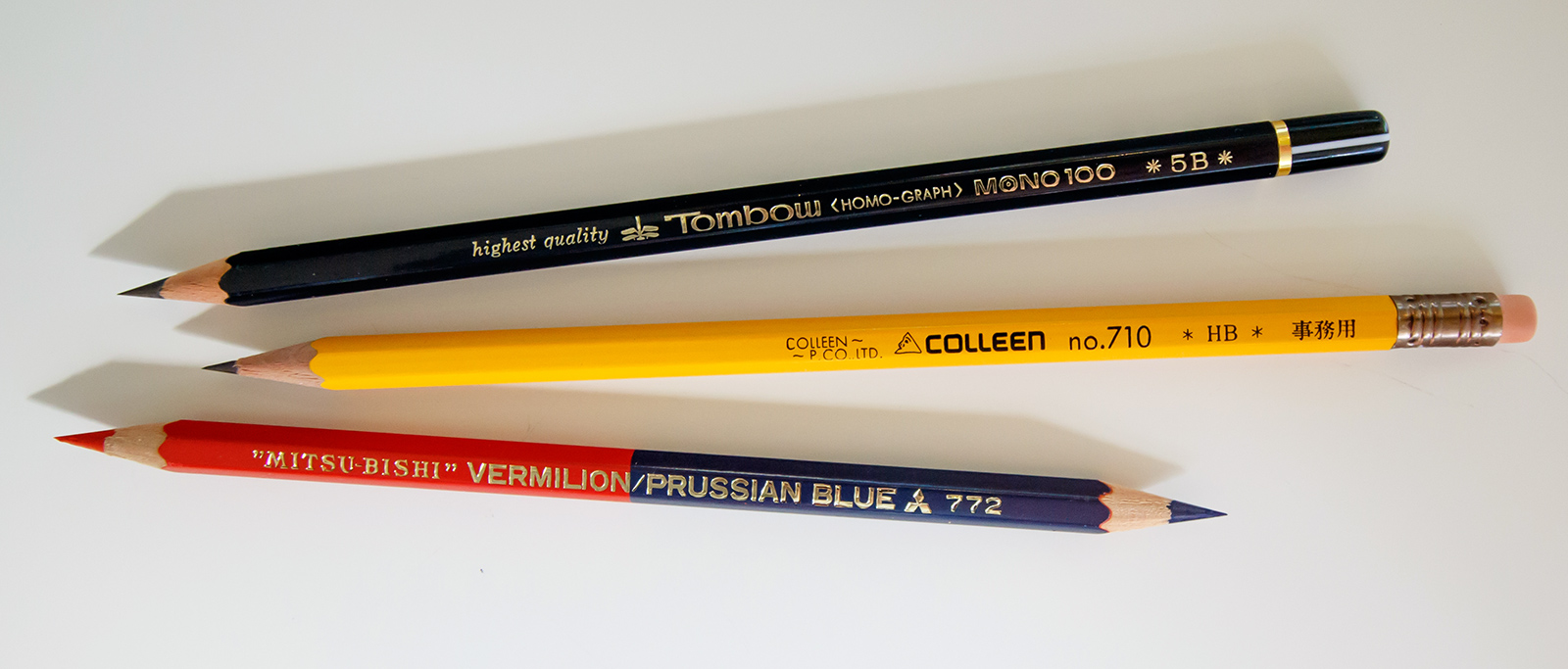 Tombow, Colleen, and Mitsubishi vintage pencils