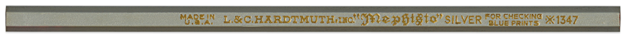 Mephisto Silver 1347 by L&C Hardtmuth | Brand Name Pencils