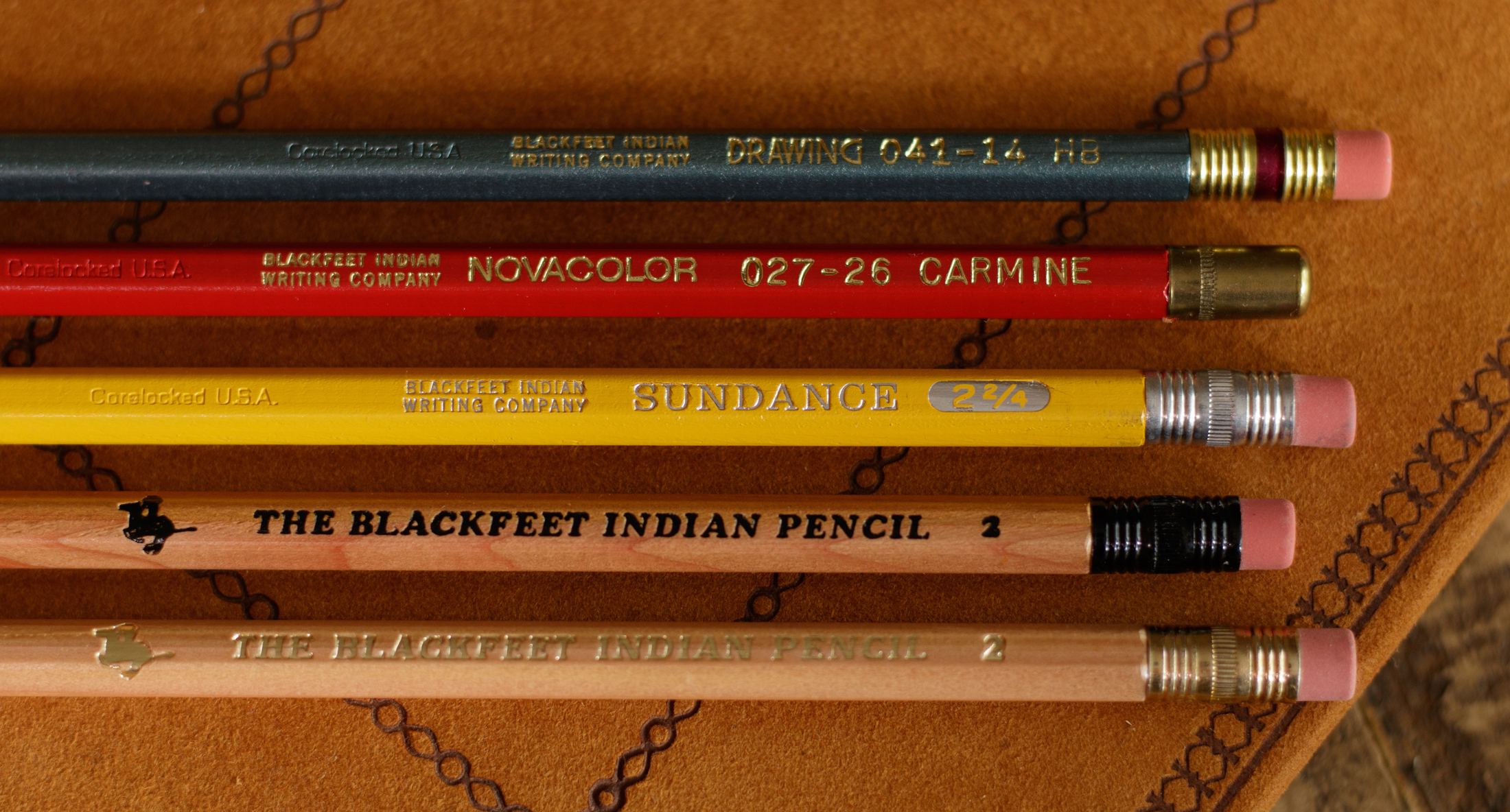 Blackfeet pencil set