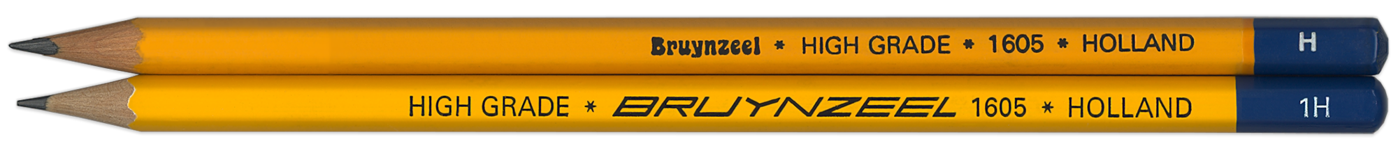 High Grade 1605 H By Bruynzeel Brand Name Pencils