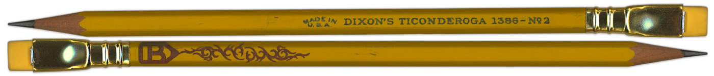 Ticonderoga 1386 No.2 Hackwing