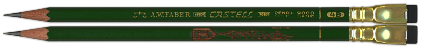 Castell 9000 4B Hackwing